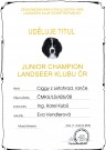 Junior Šampion Landseer klubu