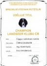 Šampion Landseer klubu ČR